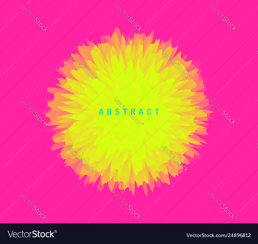 Floral art element for design greeting card