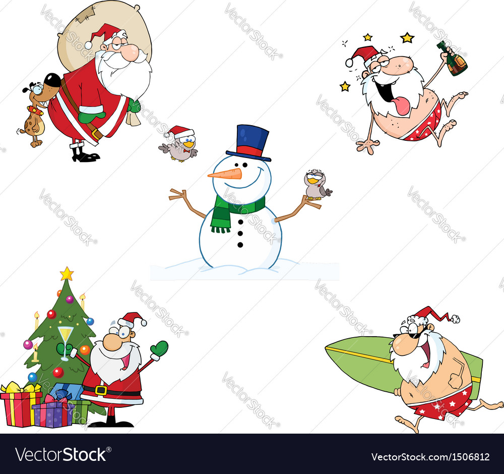 Holidays cartoon characters- collection