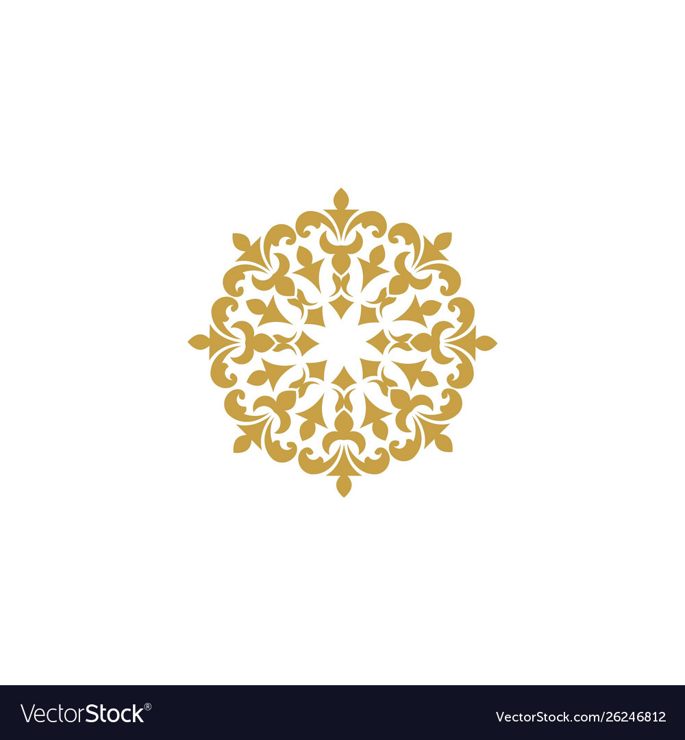 Luxury ornament logo template