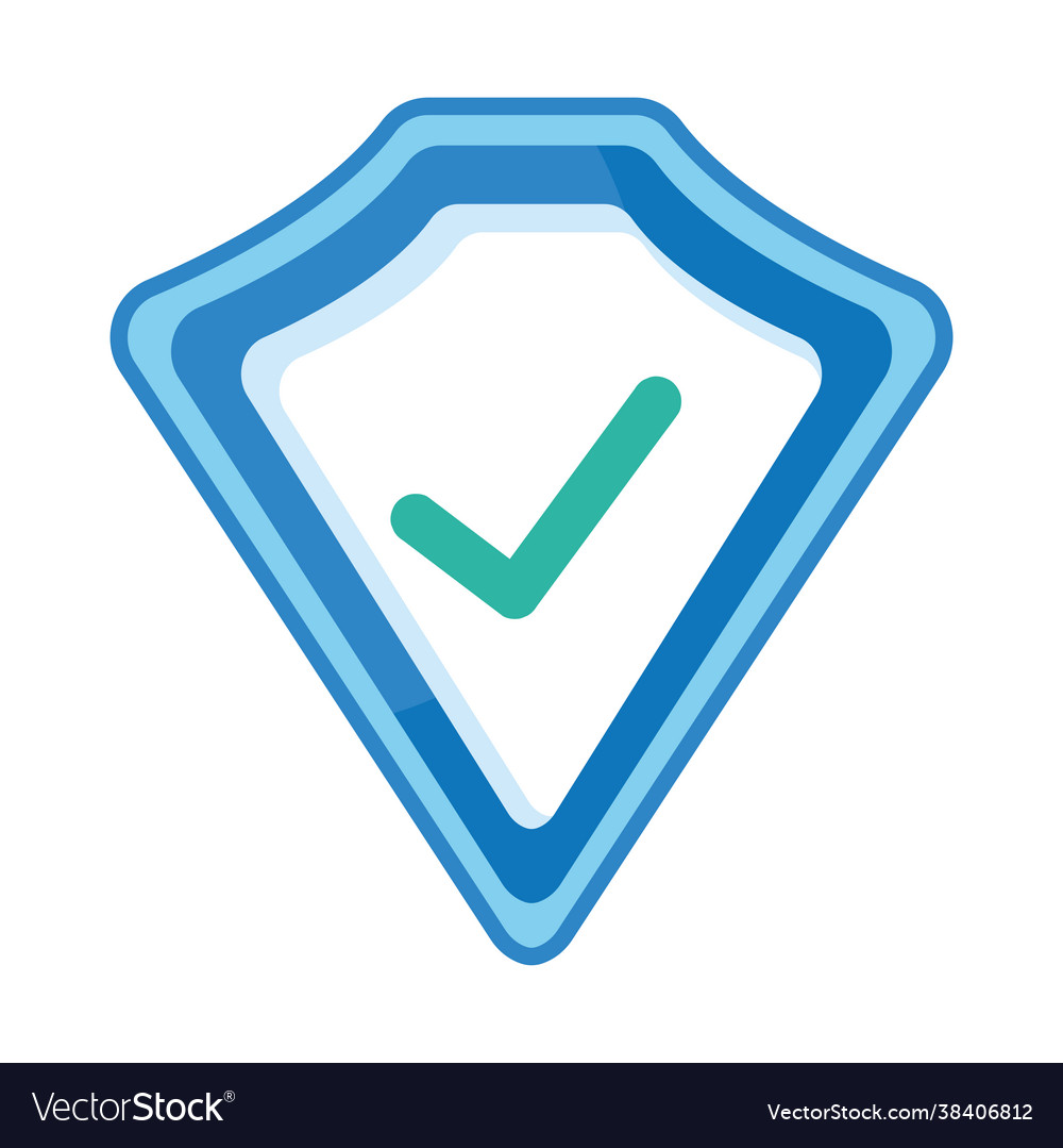 Shield with check mark