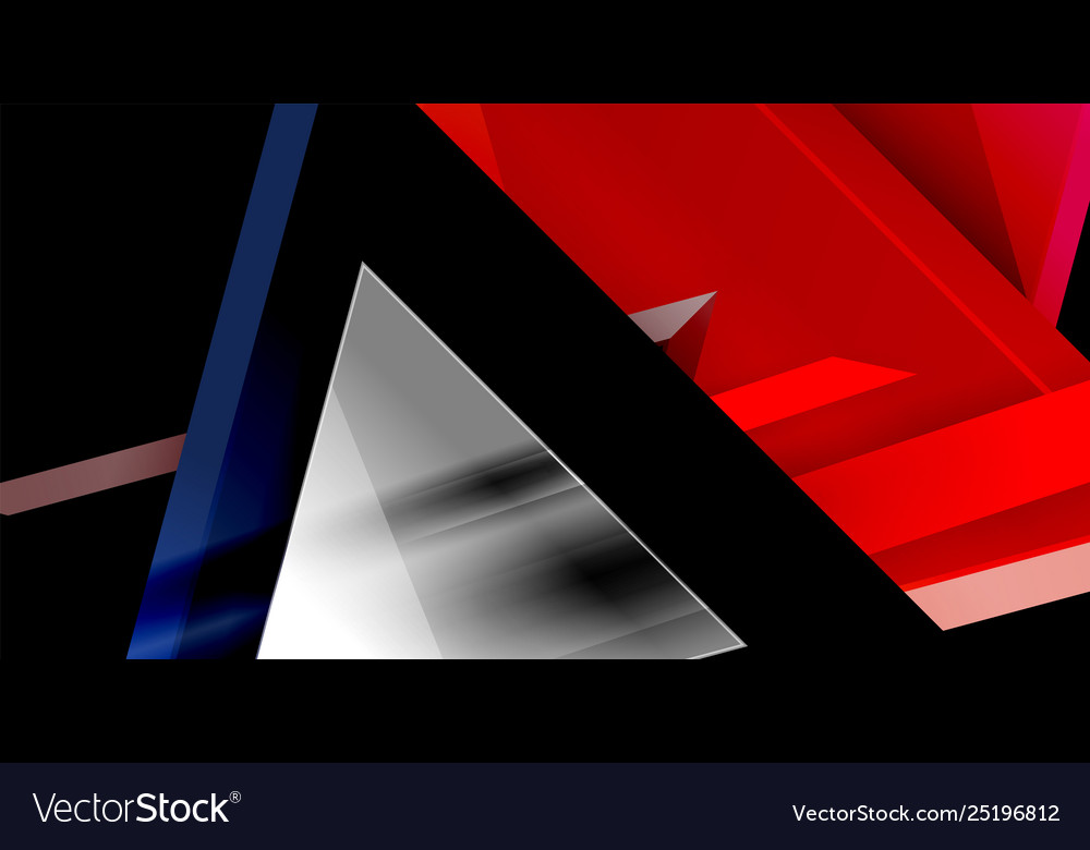 Triangle abstract background Vector Image Triangle abstract background
