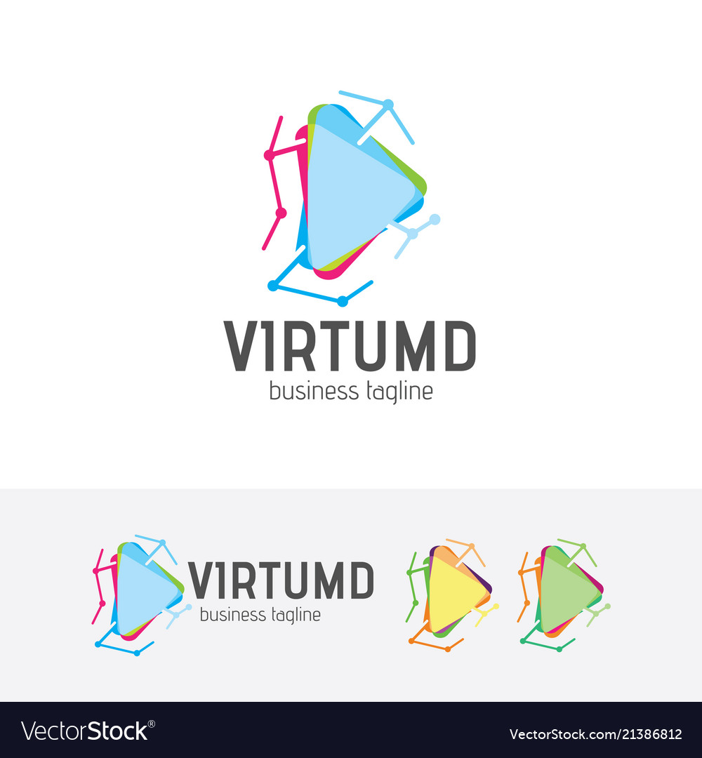 Virtual media logo