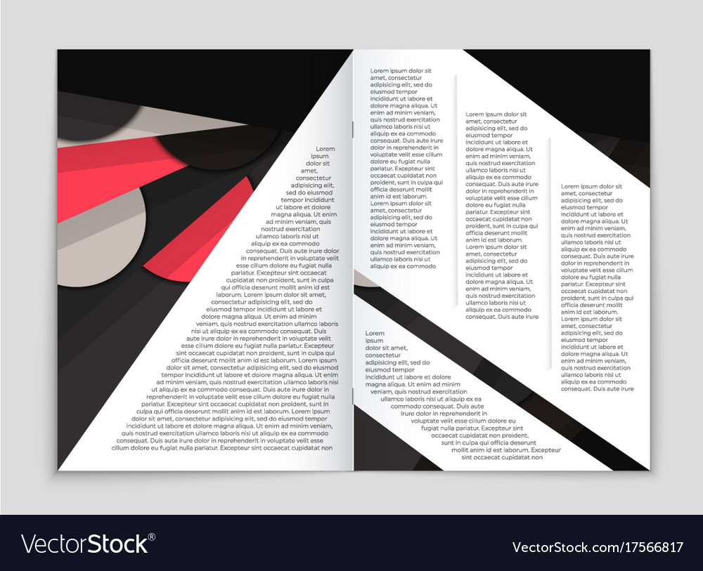 Abstract layout background set for art