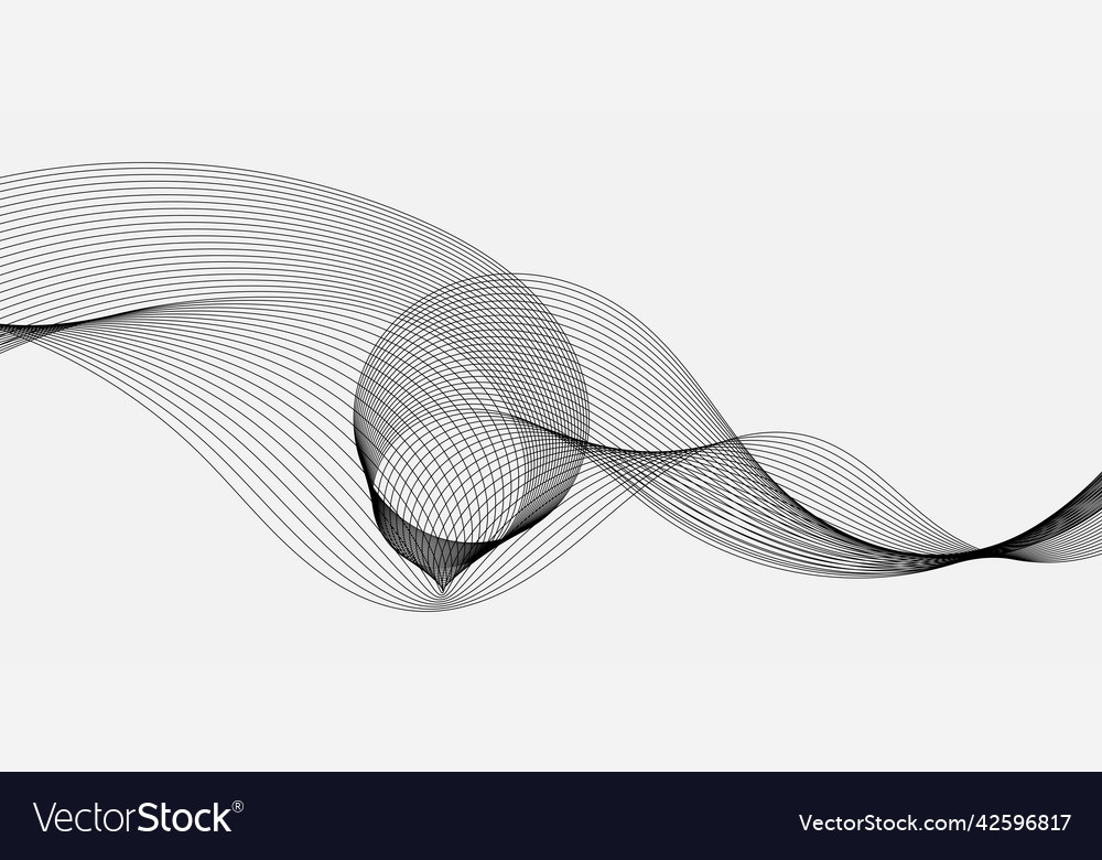 Abstract wave element for design digital vector image Abstract wave element for design digital