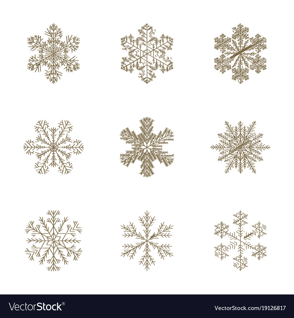 Assembly flat shading style snowflake