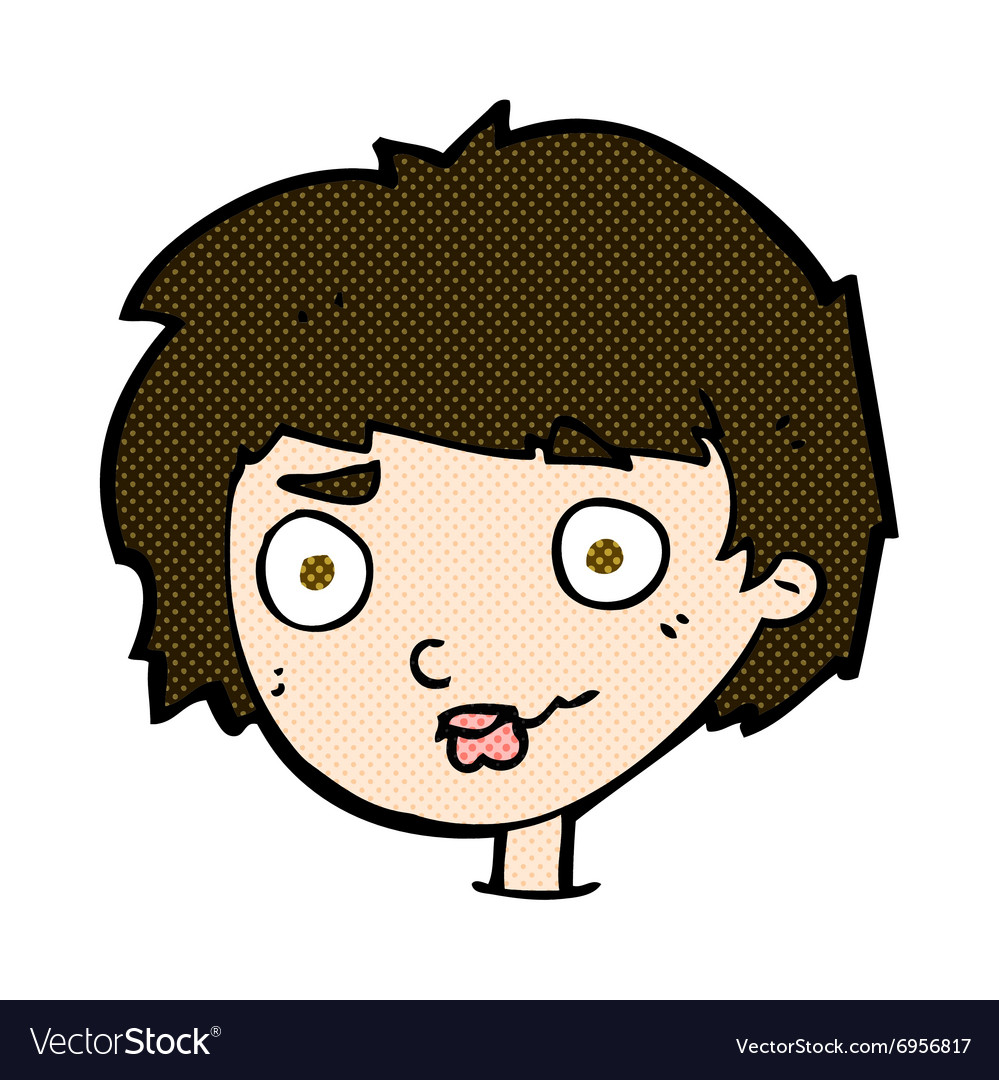 Comic Cartoon verwirrt Frau
