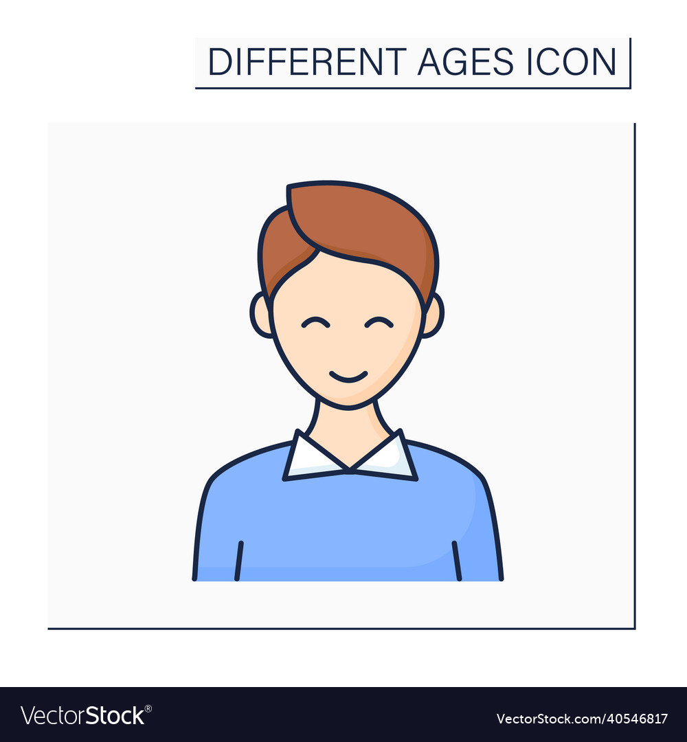 Early adulthood color icon