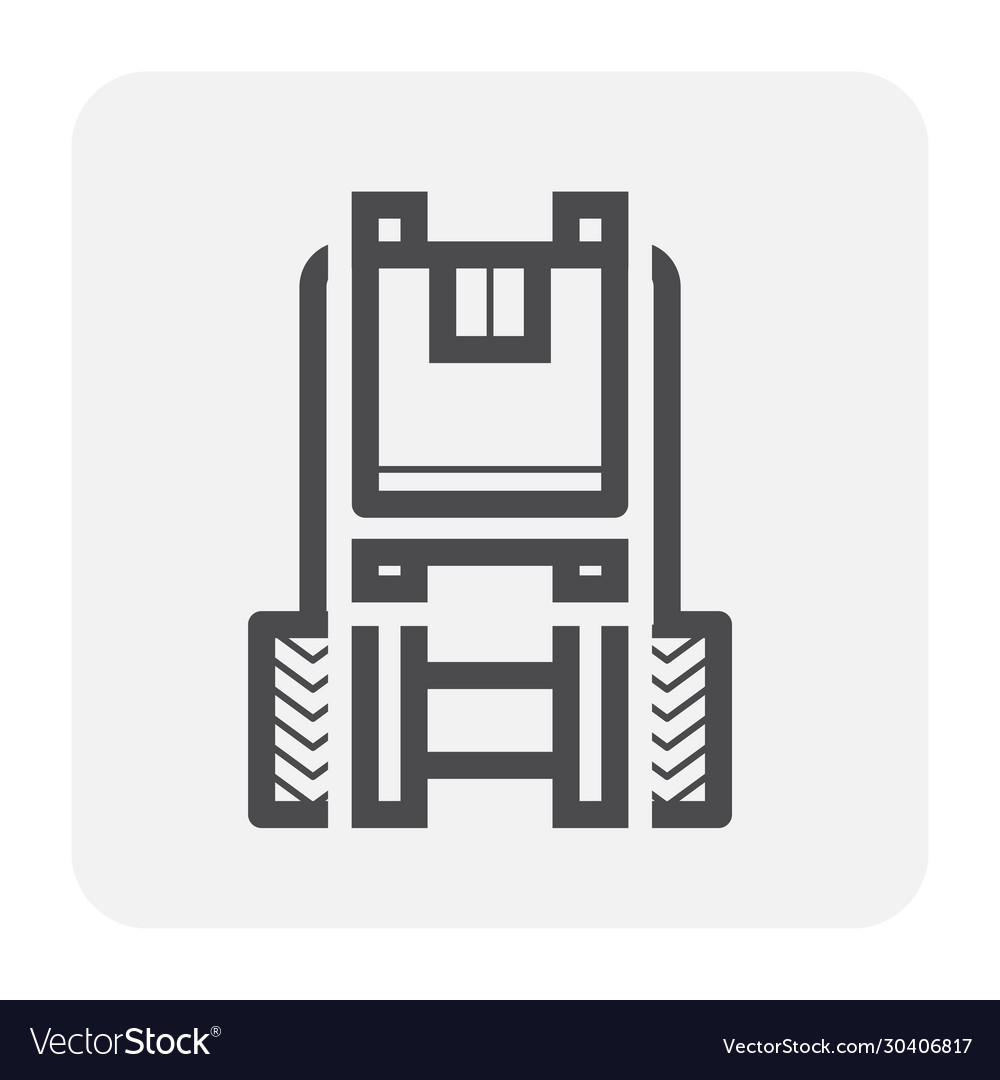 Forklift box icon