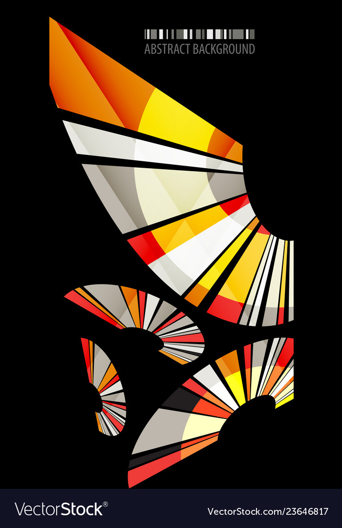 Geometric colorful abstract background