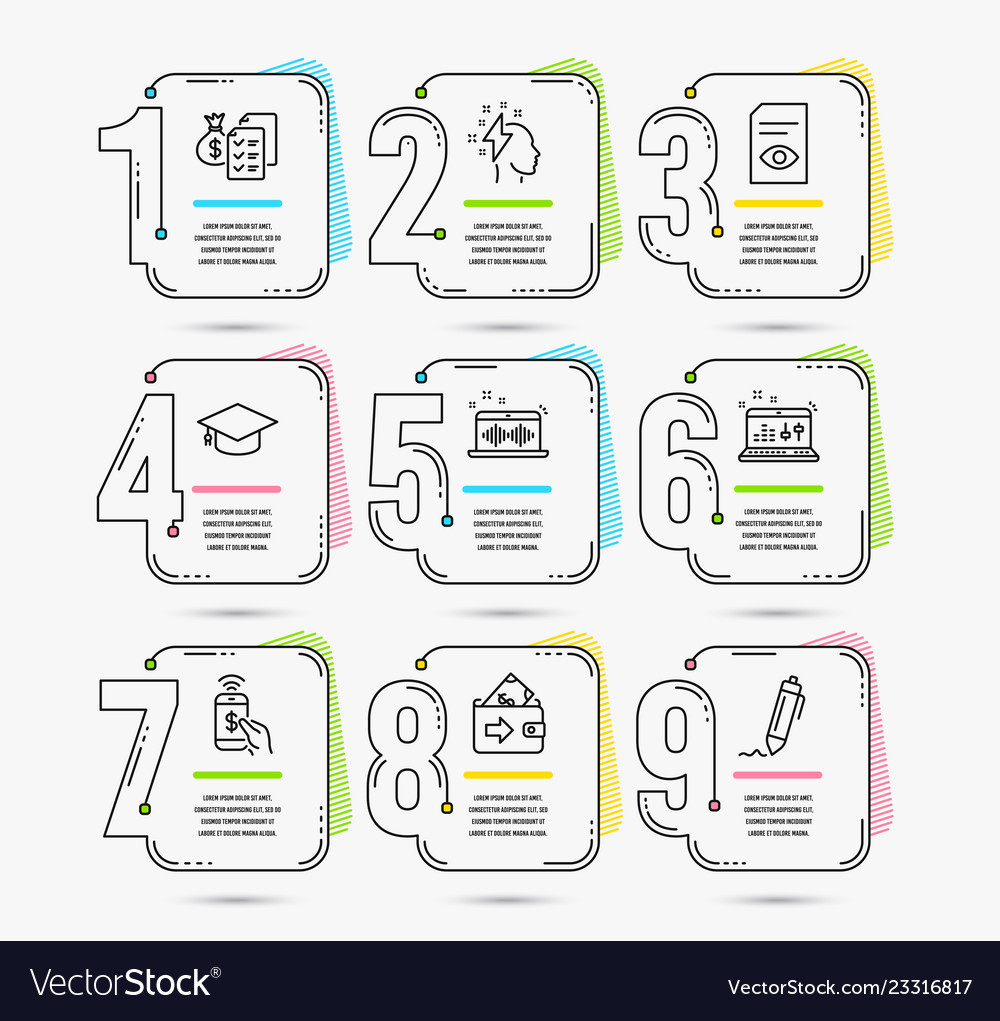 Graduation & Finance Icons
