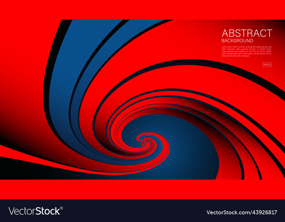 Red abstract wave background vector image Red abstract wave background