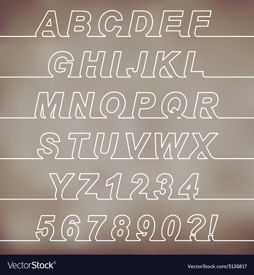Single Line Font
