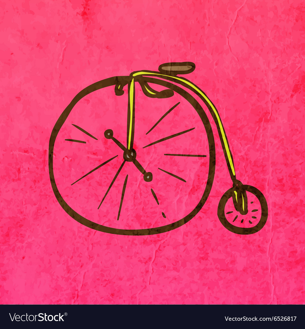 Unicycle cartoon Royalty Free Vector Image - VectorStock