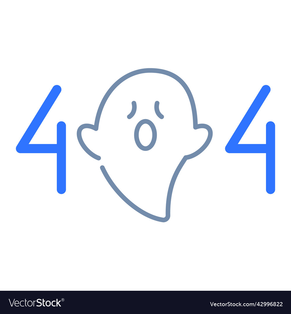 404 file not found empty state single isolated