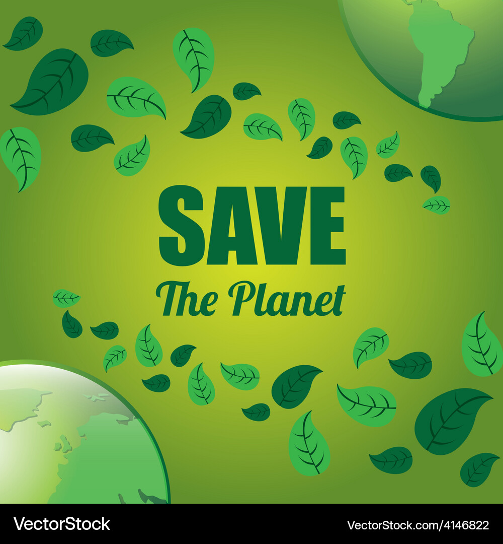 Ecology concept Royalty Free Vector Image - VectorStock