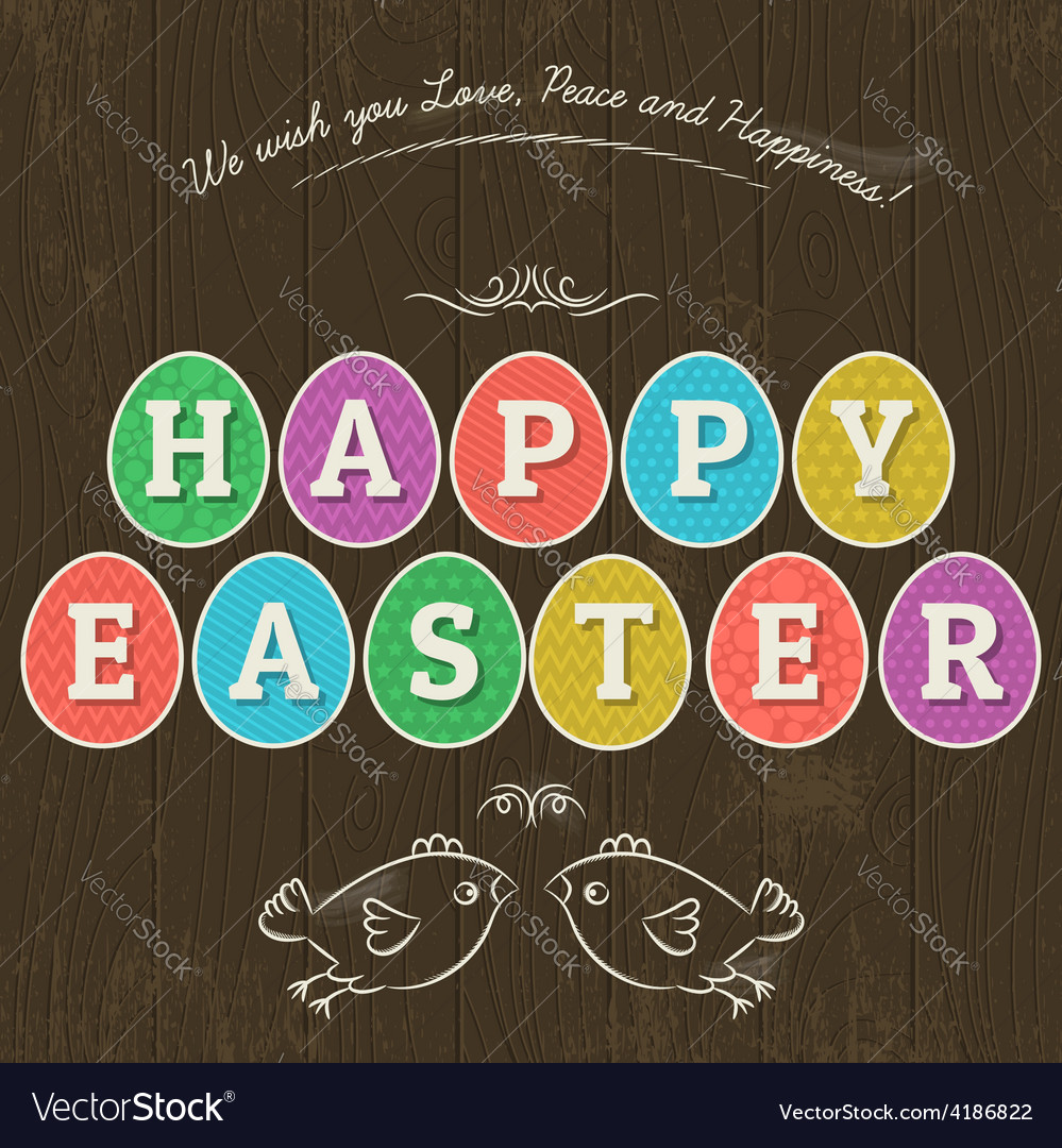 Greetings card for easter