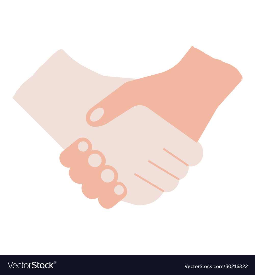 Hand shake element