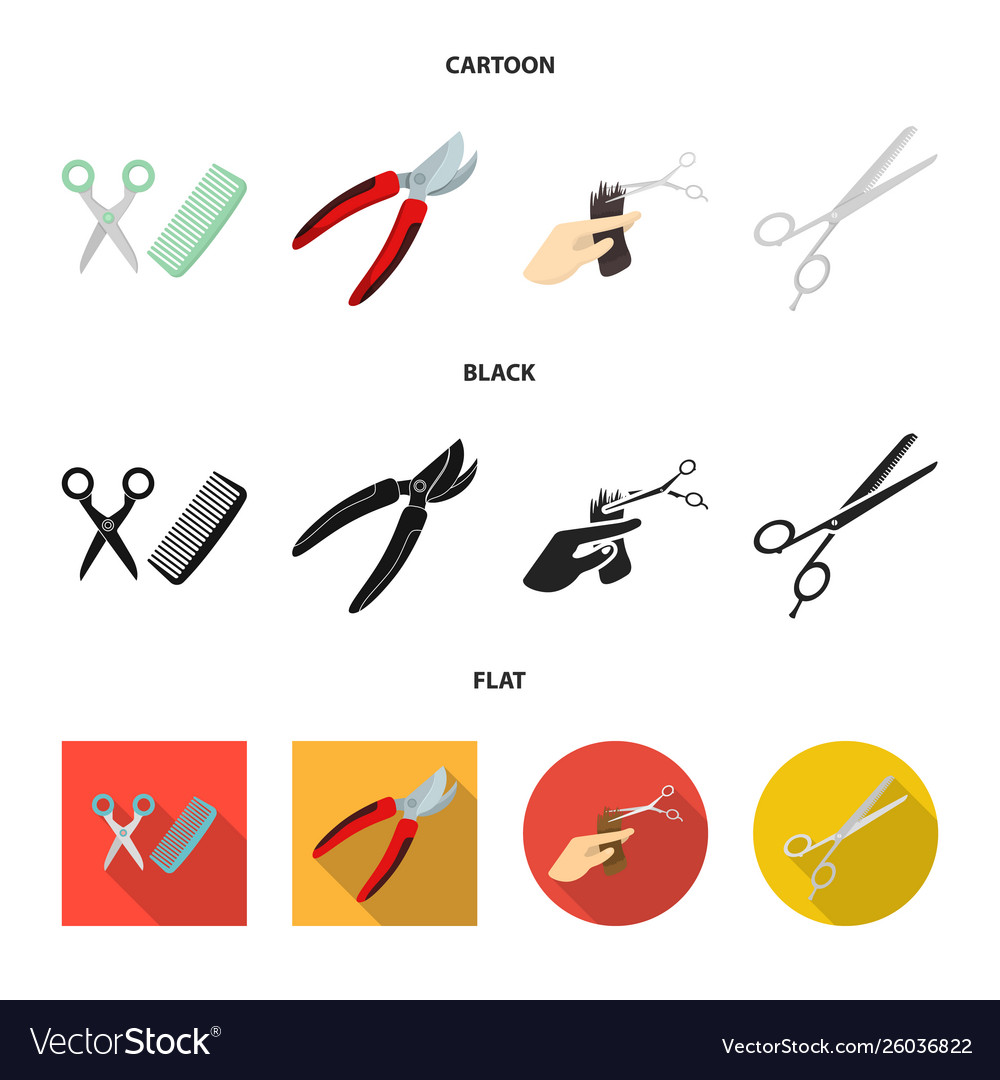 Isolated object scissor and craft symbol
