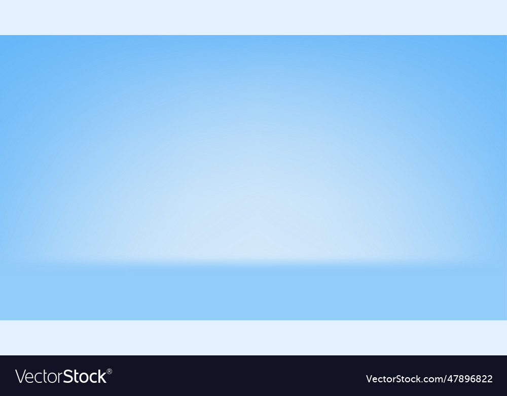 Light blue gradient abstract background studio vector image Light blue gradient abstract background studio