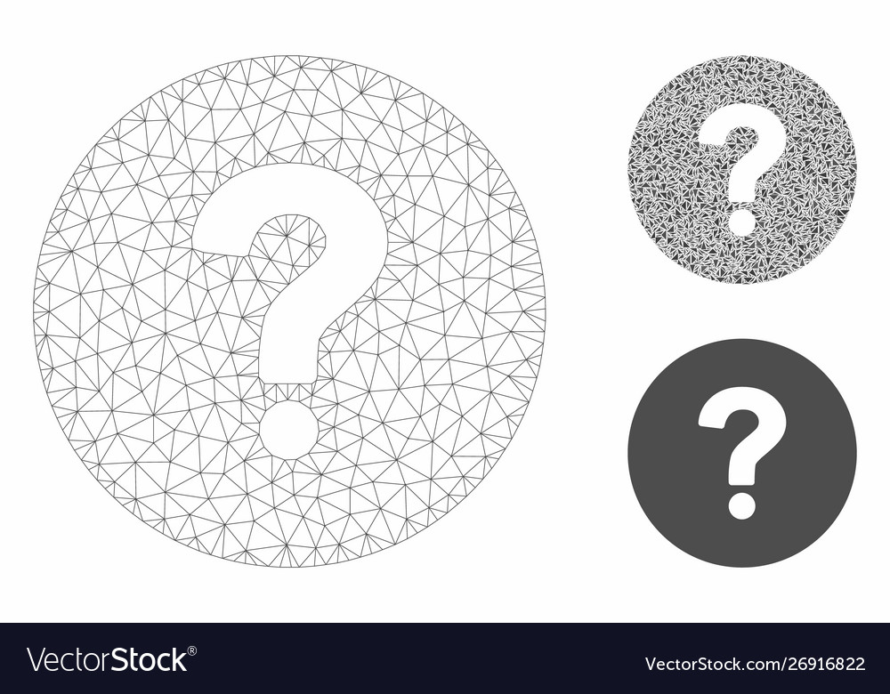 Query mesh wire frame model and triangle vector image Query mesh wire frame model and triangle