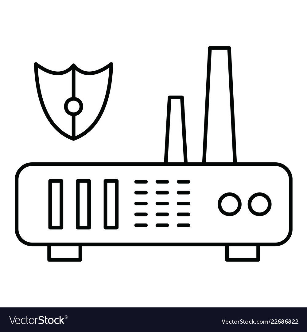 Server icon in creative design with elements