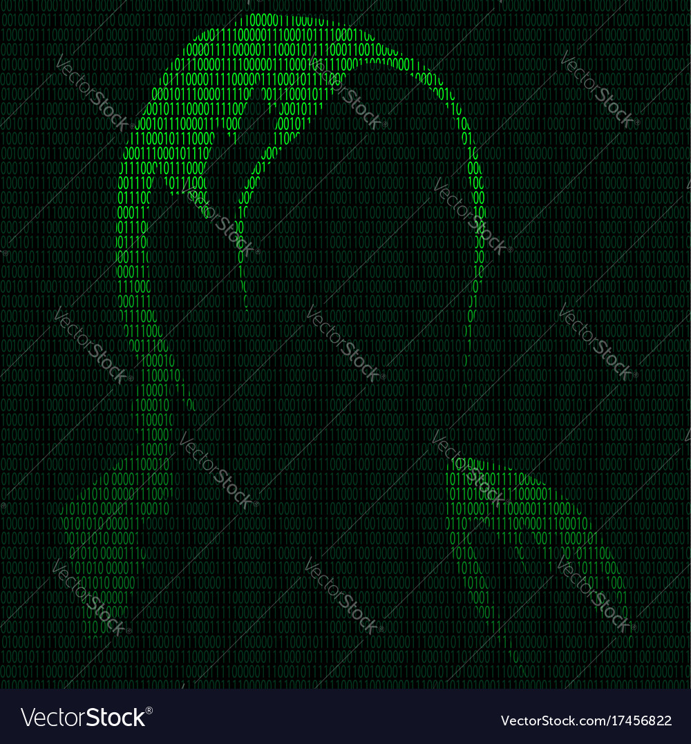 Silhouette of a hacker