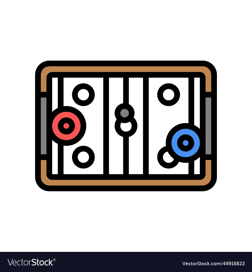 Table hockey board color icon