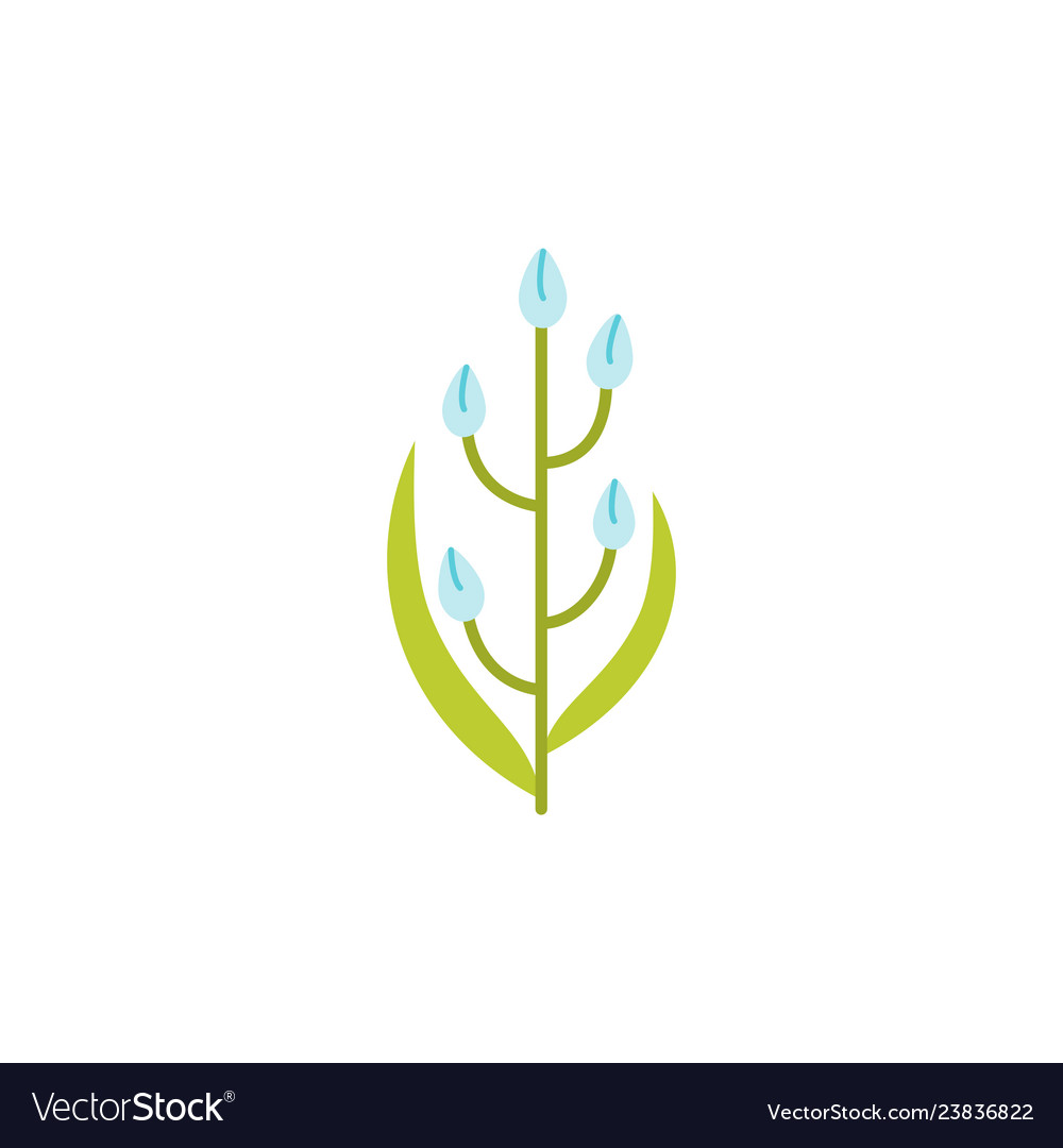 Universal flower icon to use in web and mobile ui vector image Universal flower icon to use in web and mobile ui