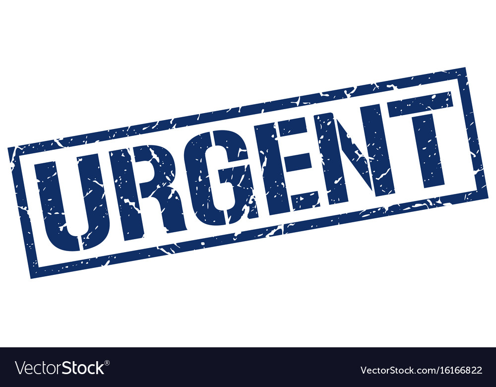 Urgent stamp Royalty Free Vector Image - VectorStock