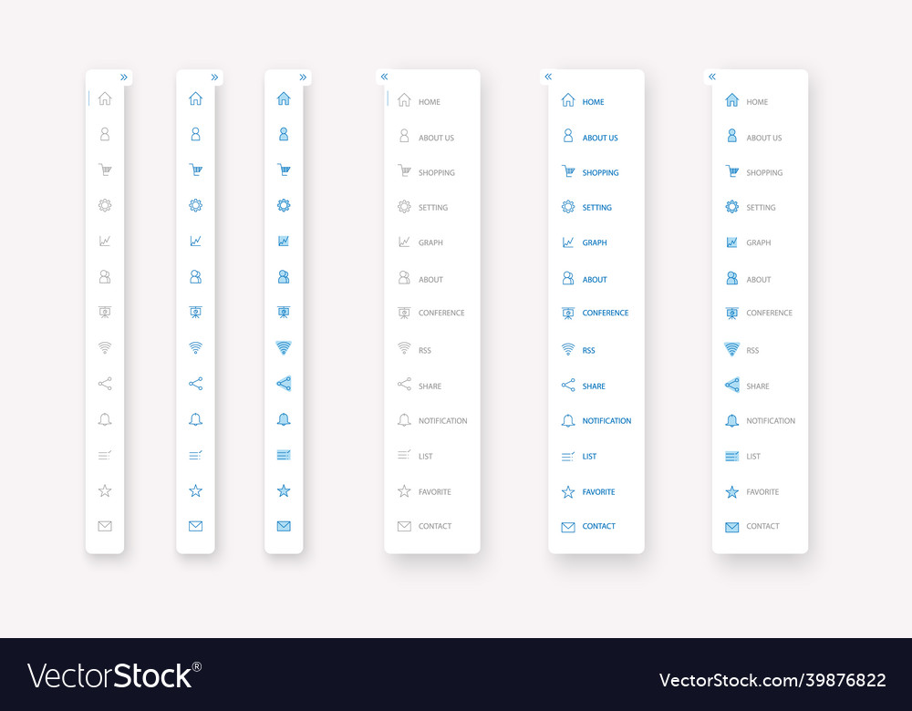 Vertical Navigation Menu