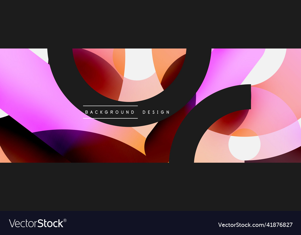 Circle abstract background vector image Circle abstract background