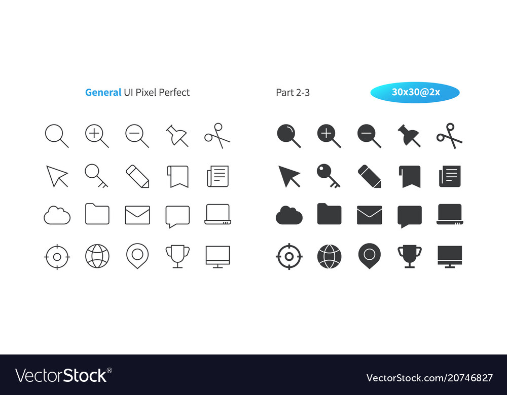 General ui pixel perfect well-crafted thin