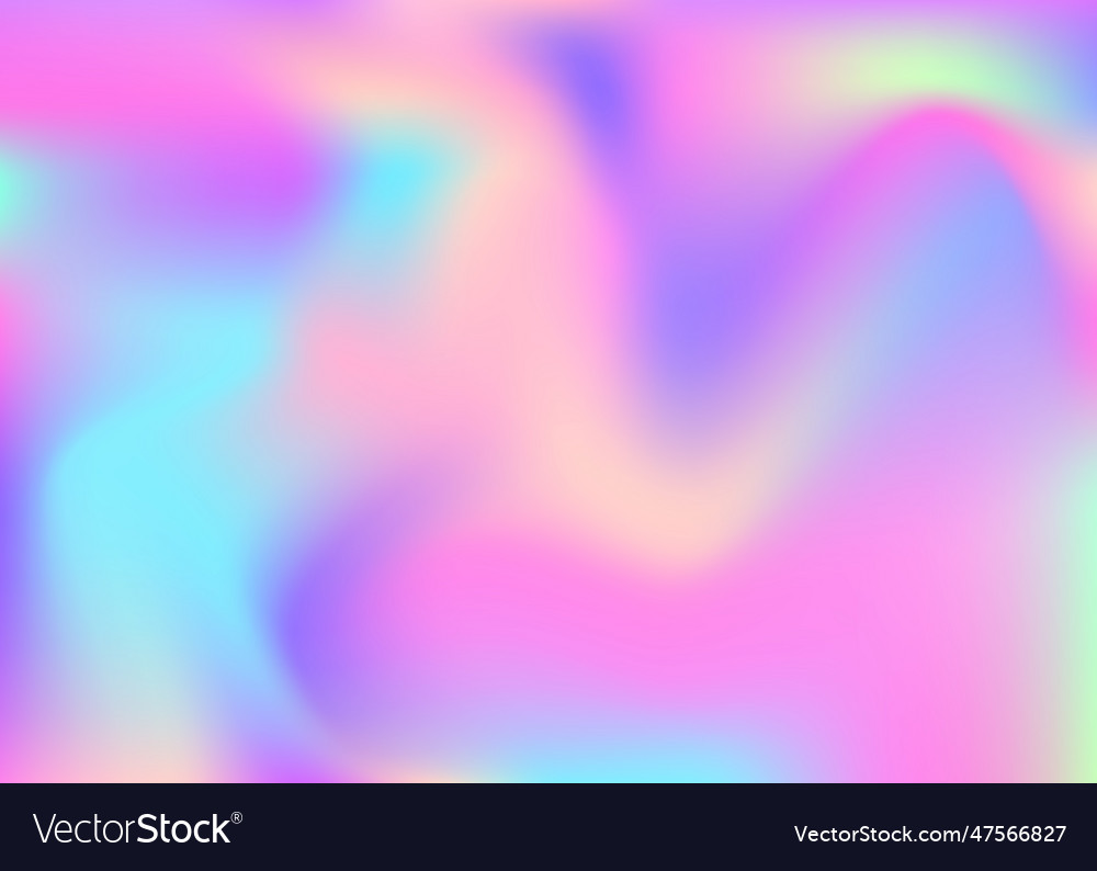 Hologram gradient shiny image pop minimalist vector image Hologram gradient shiny image pop minimalist