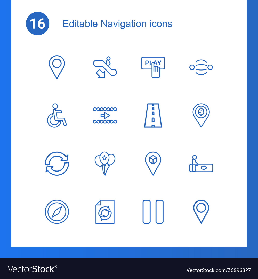 Navigation icons