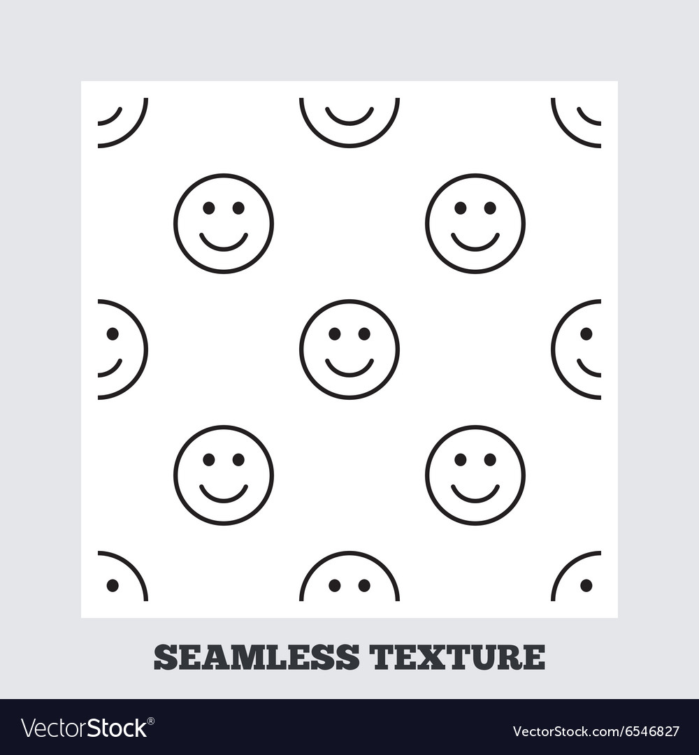 Smile lines seamless pattern