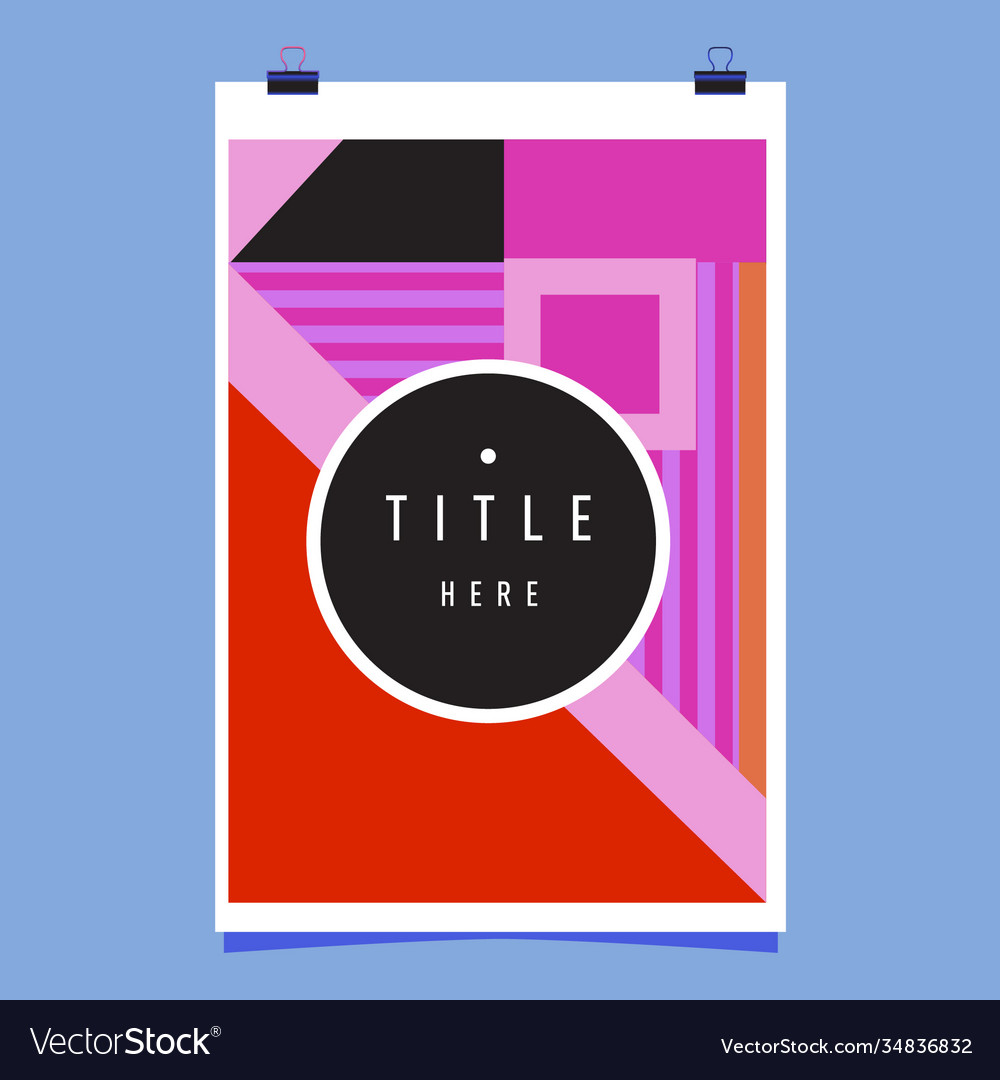 Abstract colorful geometric pattern background vector image Abstract colorful geometric pattern background