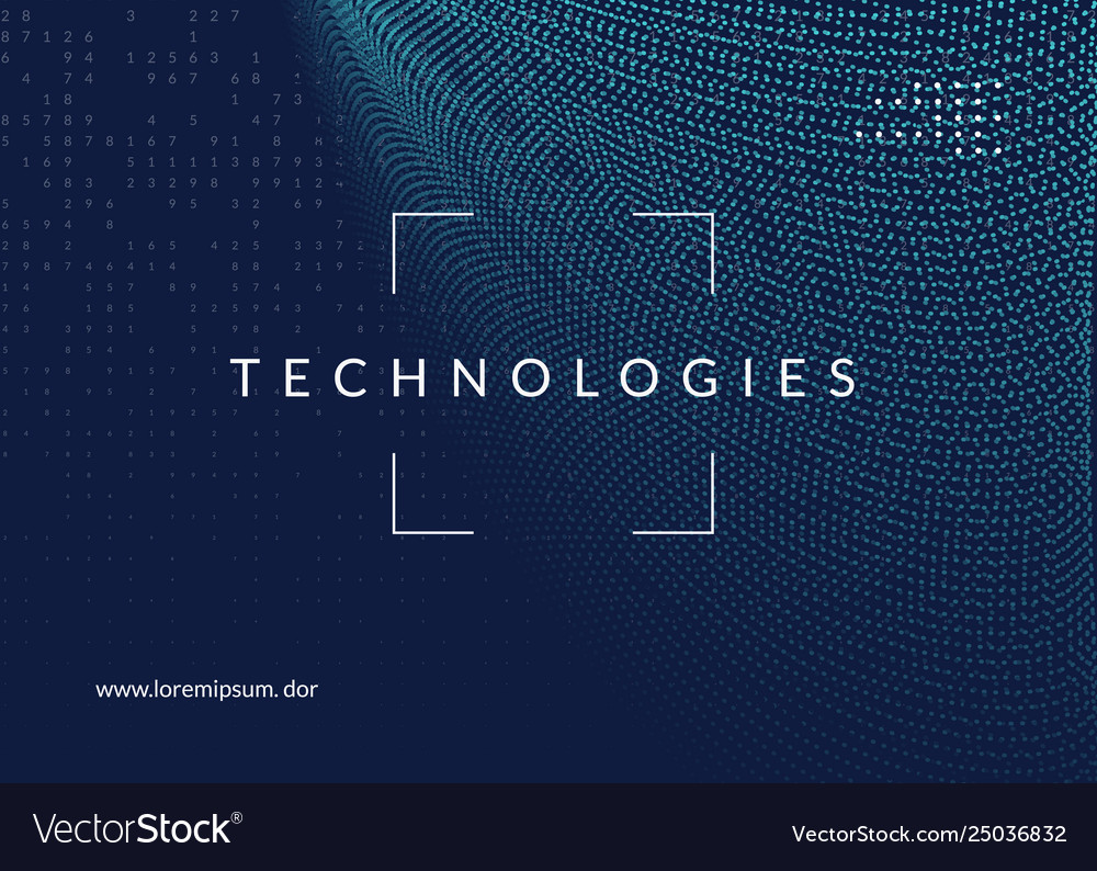 Big data background technology for visualization vector image Big data background technology for visualization