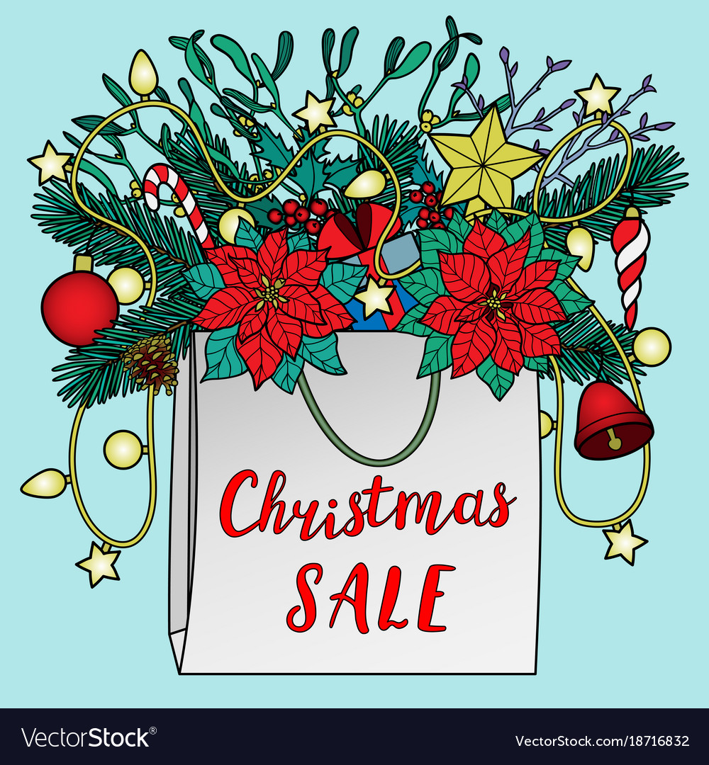 Christmas sale composition