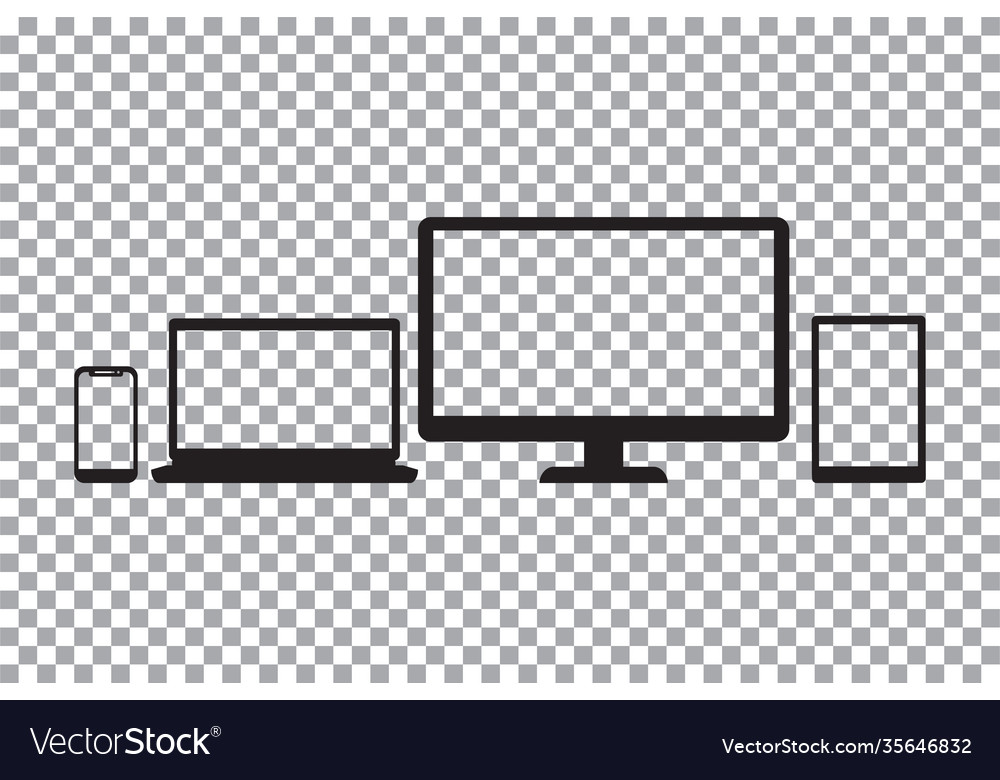 Download Design Electronic Device Mockups Royalty Free Vector Image