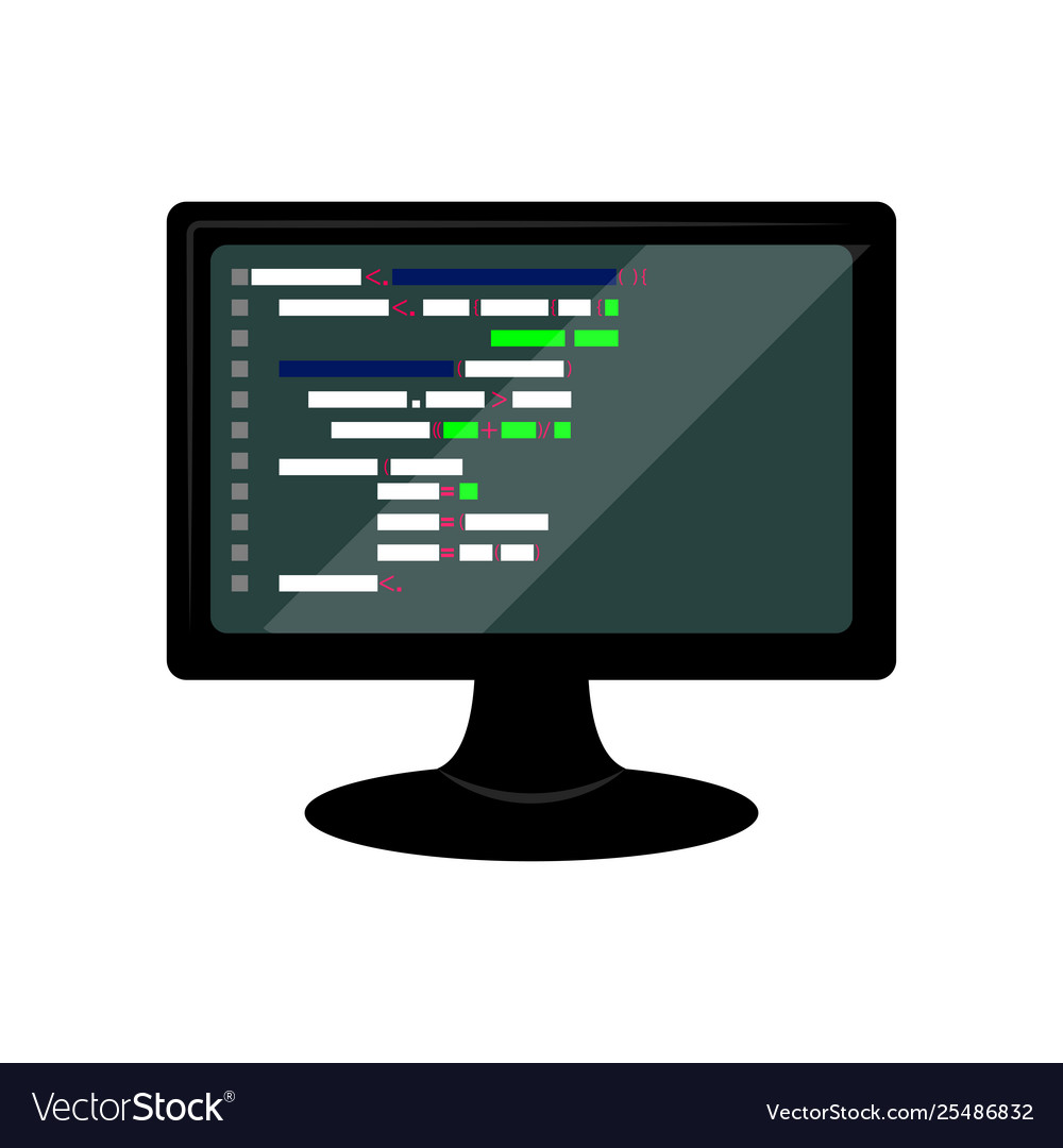 Programmiercode auf einem Bildschirm