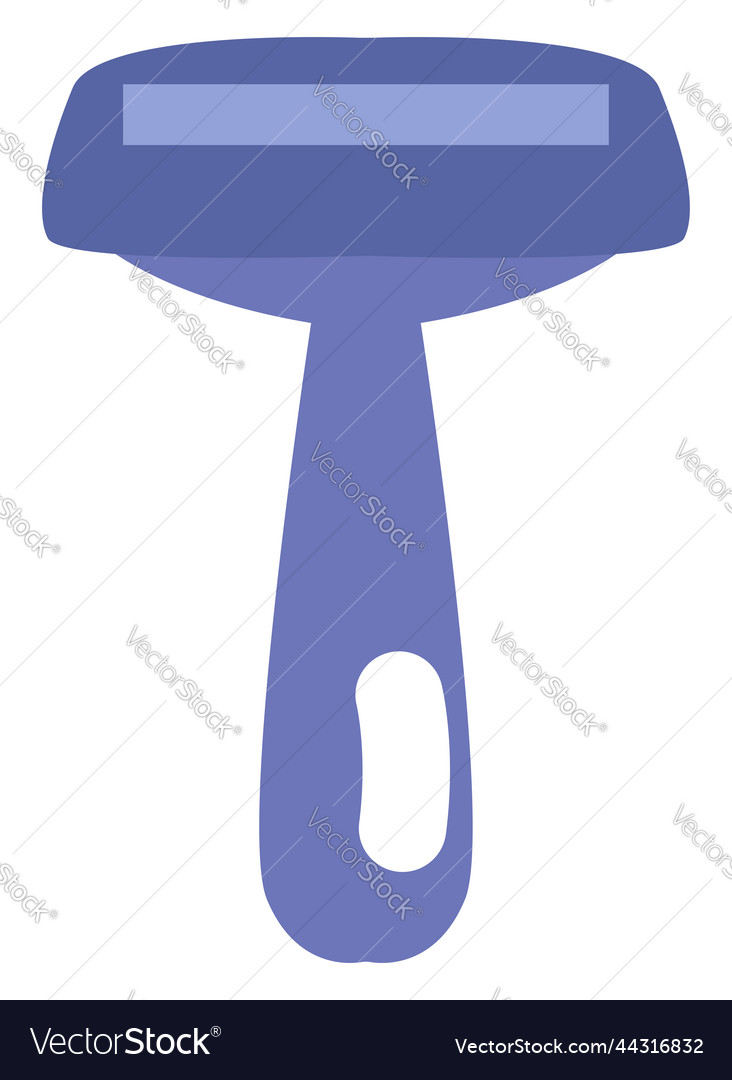 Shaving razor on a white background