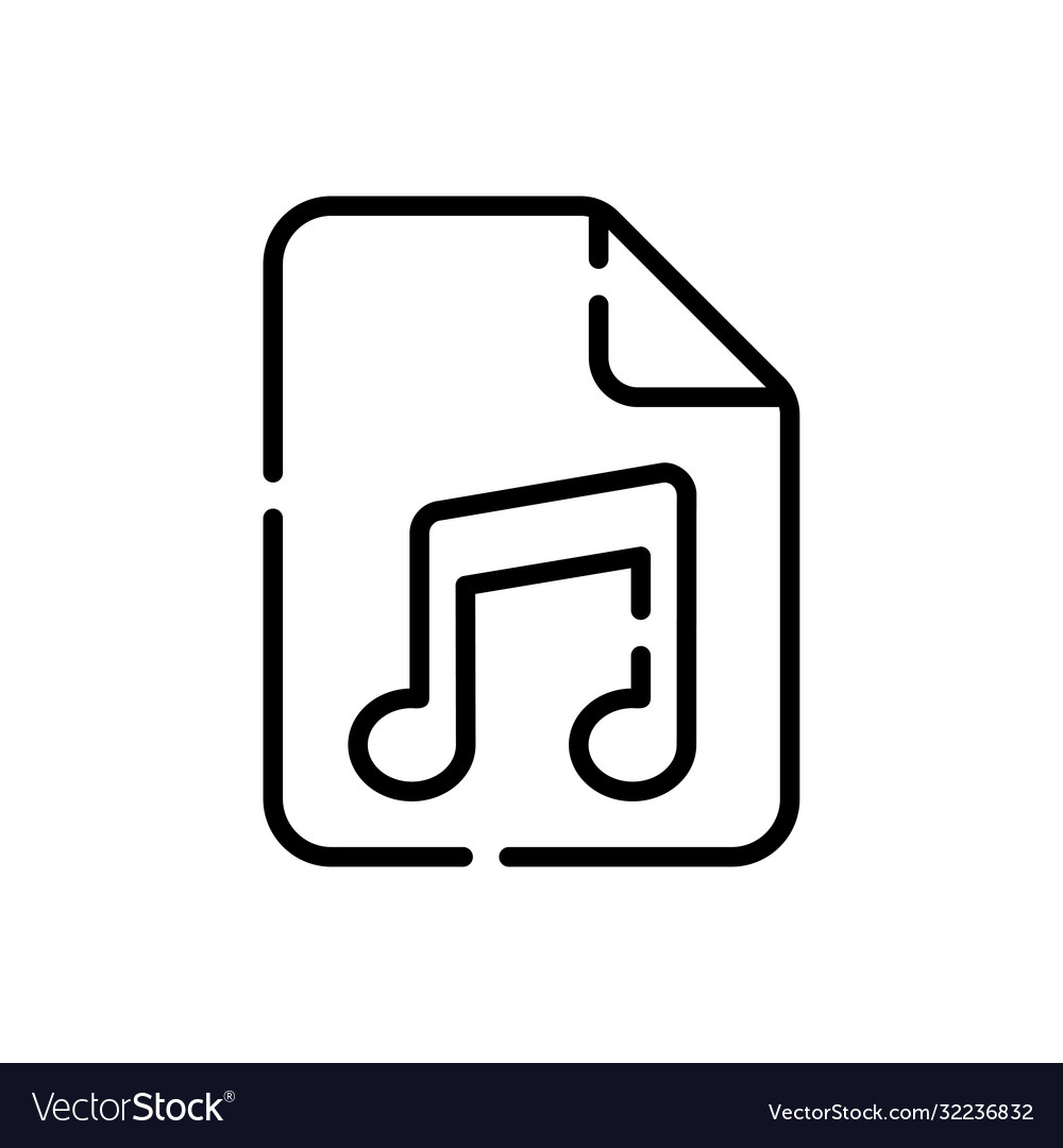 Simple set document related line icons Vector Image Simple set document related line icons
