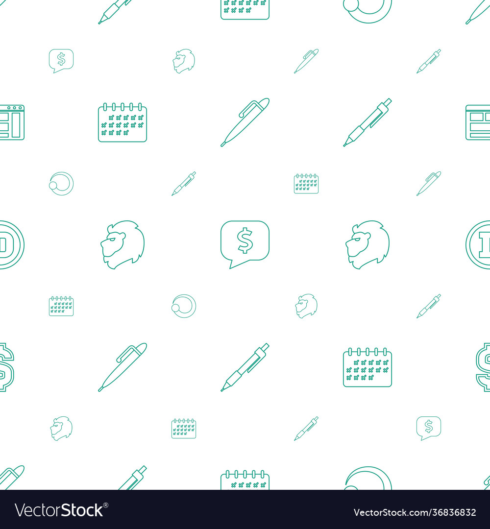 Template icons pattern seamless white background