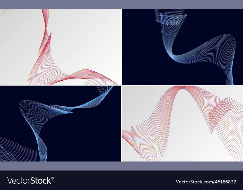Wave curve abstract backgrounds for a unique Vector Image Wave curve abstract backgrounds for a unique