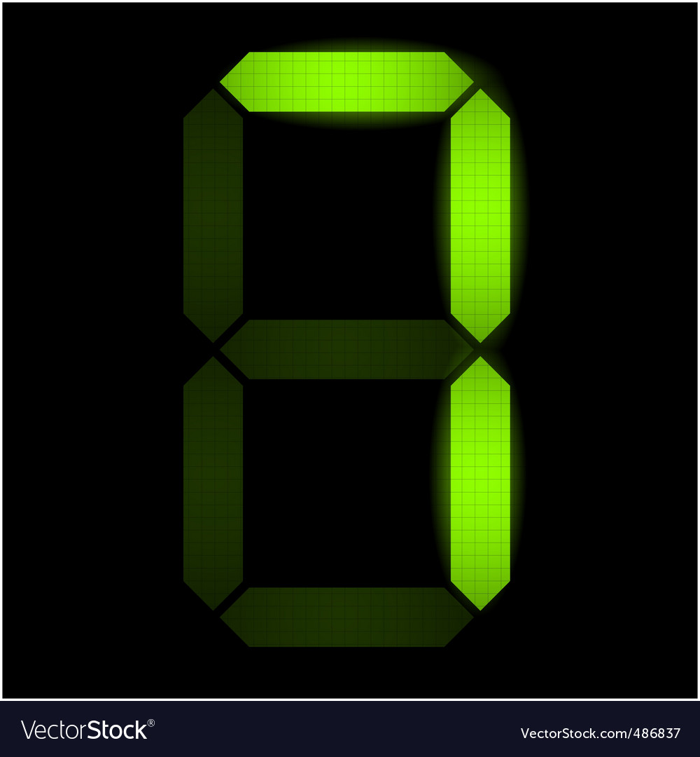 Digital Seven Number Display