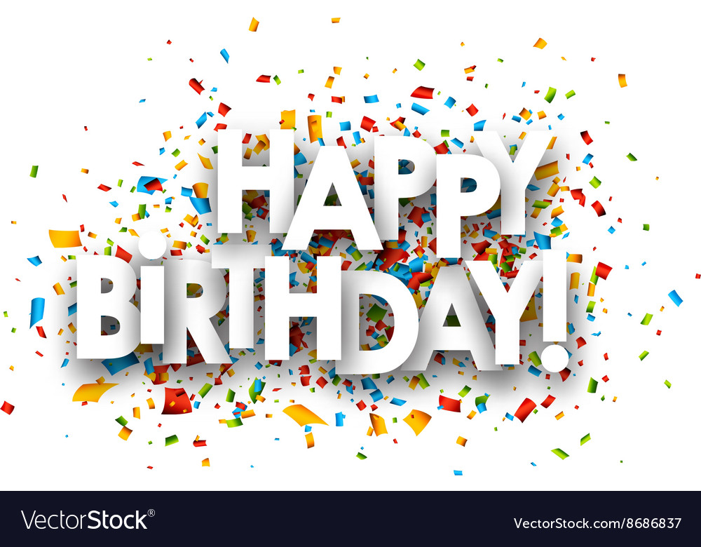 Happy birthday background Royalty Free Vector Image