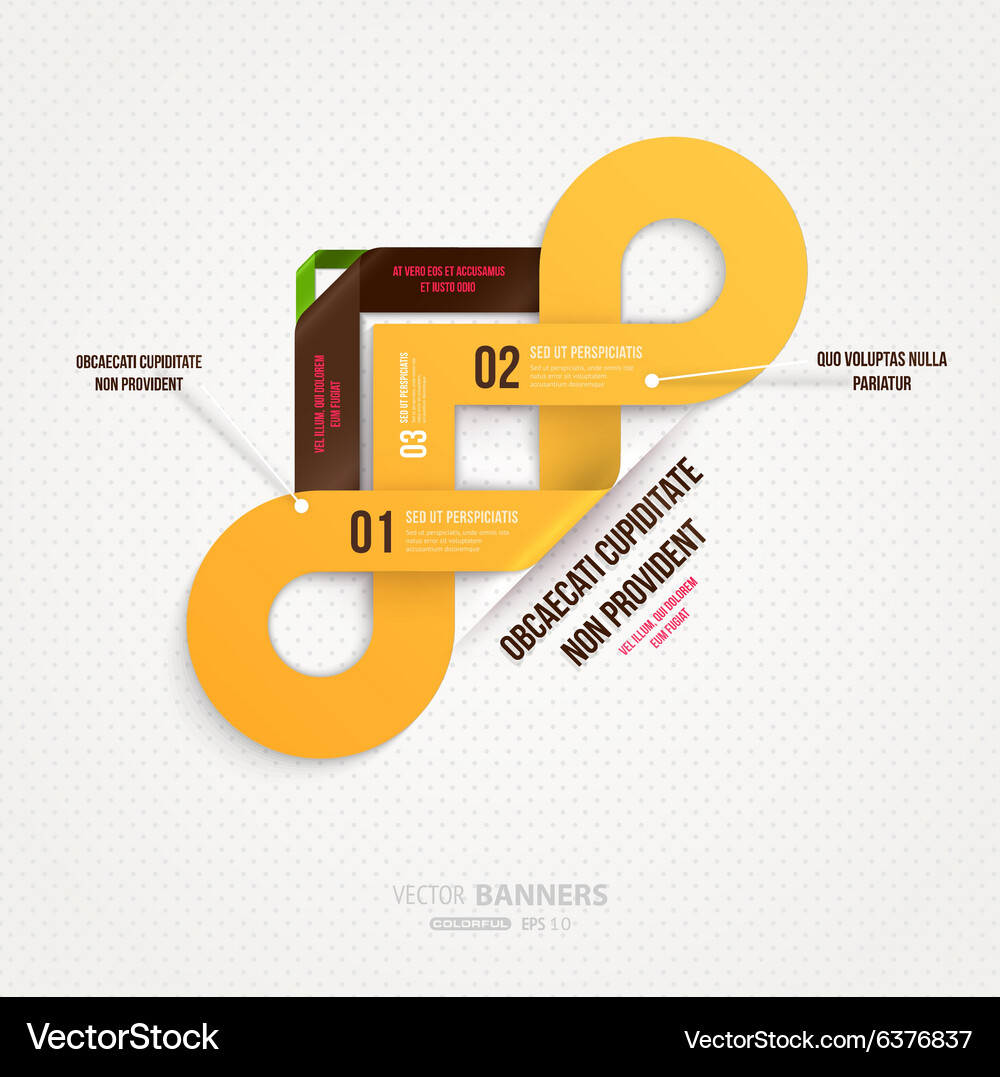 Infographic Template Royalty Free Vector Image