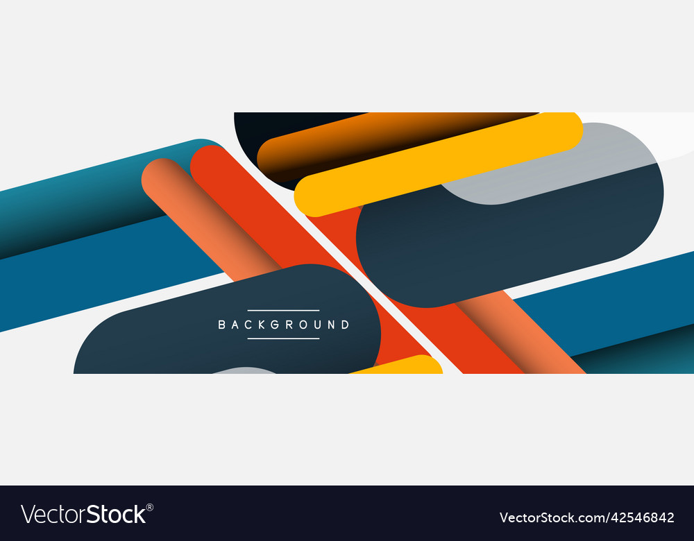 Abstract background round shapes lines Vector Image Abstract background round shapes lines