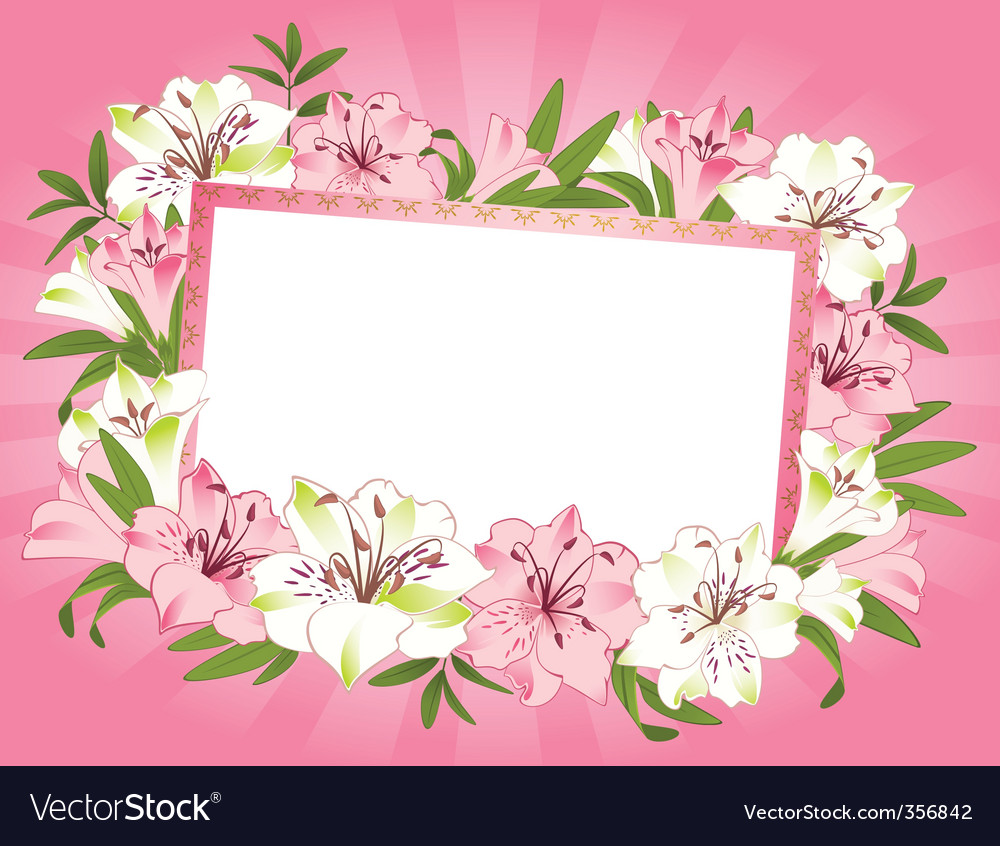 Floral frame