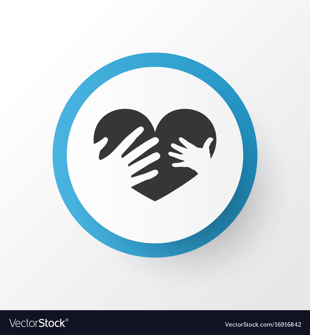 Loving icon symbol premium quality isolated hands